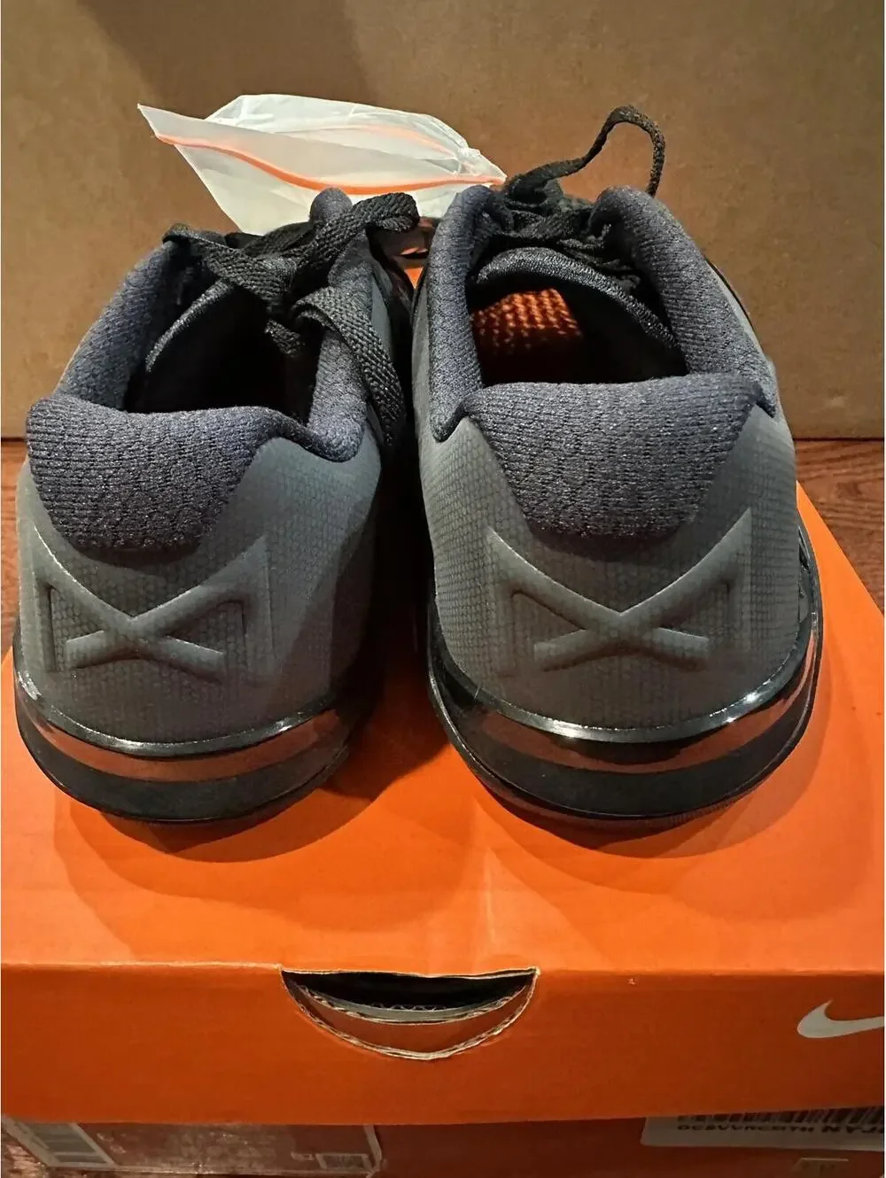 Size 6.5 Nike Metcon 6 Black Metallic Silver